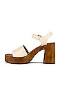 view 5 of 5 Manila Sandal in Ivory Leather