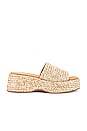 view 1 of 5 Driftwood Sandal in Natural Raffia
