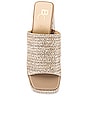 view 4 of 5 We Found Love Sandal in Taupe Raffia