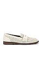 view 1 of 5 Bamboo Loafer in Off White Faux Leather