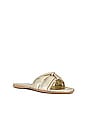 view 2 of 5 Shades Of Cool Sandal in Gold Metallic