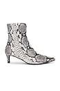 view 1 of 5 Dinner Date Boot in Black & White Exotic