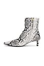 view 5 of 5 Dinner Date Boot in Black & White Exotic