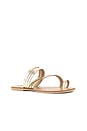 view 2 of 5 Summer Rain Sandal in Gold Metallic Leather