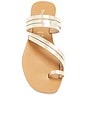 view 4 of 5 Summer Rain Sandal in Gold Metallic Leather