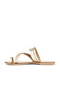 view 5 of 5 Summer Rain Sandal in Gold Metallic Leather
