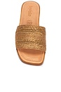 view 4 of 5 Palms Perfection Slides in Bronze Metallic Raffia