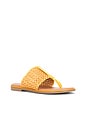 view 2 of 5 Florence Sandal in Yellow Raffia