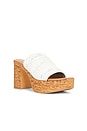 view 2 of 5 Applause Platform Sandal in White