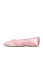 view 5 of 5 Georgette Ballet in Blush Satin