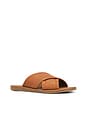 view 2 of 5 Courage Sandal in Tan Leather