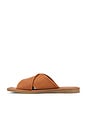 view 5 of 5 Courage Sandal in Tan Leather