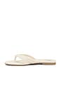 view 5 of 5 Laguna Sandal in Cream V-nubuck