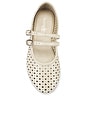 view 4 of 5 ROYAL 발레 플랫 in Off White Leather