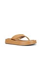 view 2 of 5 Nautical Sandal in Tan Leather