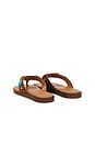 view 3 of 5 Top Of The World Sandal in Brown Suede