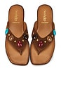 view 4 of 5 Top Of The World Sandal in Brown Suede