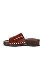 view 5 of 5 Fantasy Sandal in Brown Patent