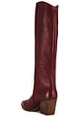 view 3 of 5 Begging You Boot in Cranberry Leather