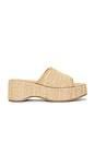 view 1 of 5 OCEAN MIST サンダル in Natural Raffia