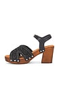 view 5 of 5 Ravenna Sandal in Black Raffia