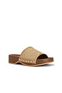 view 2 of 5 Fantasy Raffia Sandal in Tan Raffia