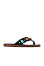 view 1 of 5 Top Of The World Sandal in Black Suede