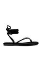 view 1 of 5 Wander The World Sandal in Black Suede