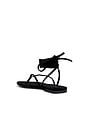 view 3 of 5 Wander The World Sandal in Black Suede