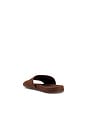 view 3 of 5 Bungalow Slide in Chocolate Suede