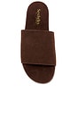 view 4 of 5 Bungalow Slide in Chocolate Suede