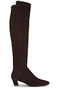 view 1 of 5 Casting Call Boot in Dark Brown Suede