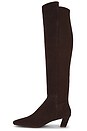 view 6 of 5 Casting Call Boot in Dark Brown Suede