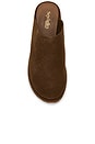 view 4 of 5 Come Away With Me Clog in Brown Suede
