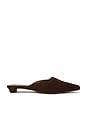 view 1 of 5 SANDALES MOCKTAIL 2 in Dark Brown Suede