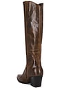 view 4 of 5 Begging You Boot in Brown Distressed Leather