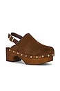 view 2 of 5 High Expectations Mule in Brown Suede