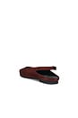 view 4 of 5 Alameda Flat in Burgundy Suede