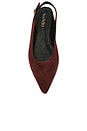 view 5 of 5 Alameda Flat in Burgundy Suede