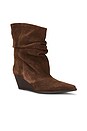 view 2 of 5 The Getty Boot in Dark Brown Suede