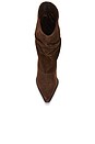 view 5 of 5 The Getty Boot in Dark Brown Suede