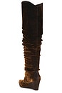 view 5 of 6 Westlake Distressed Denim Boot in Brown