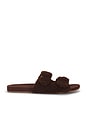 view 1 of 5 Slumber Party Slide in Brown Shearling
