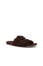 view 2 of 5 Slumber Party Slide in Brown Shearling