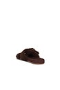 view 4 of 5 Slumber Party Slide in Brown Shearling
