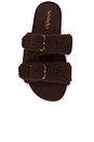 view 5 of 5 Slumber Party Slide in Brown Shearling
