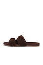view 6 of 5 Slumber Party Slide in Brown Shearling