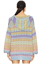 view 3 of 5 Wave Knit Hoodie in Blue
