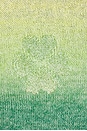 view 6 of 6 Gradient Clover Knit Jumper in Green