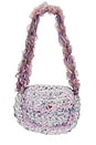 view 1 of 4 Crochet Shoulder Bag in Pink